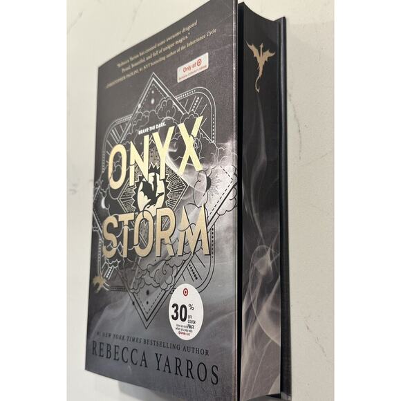 Onyx Storm Rebecca Yarros Target Exclusive Limited Edition Hardcover New W/PINS - Picture 6 of 11